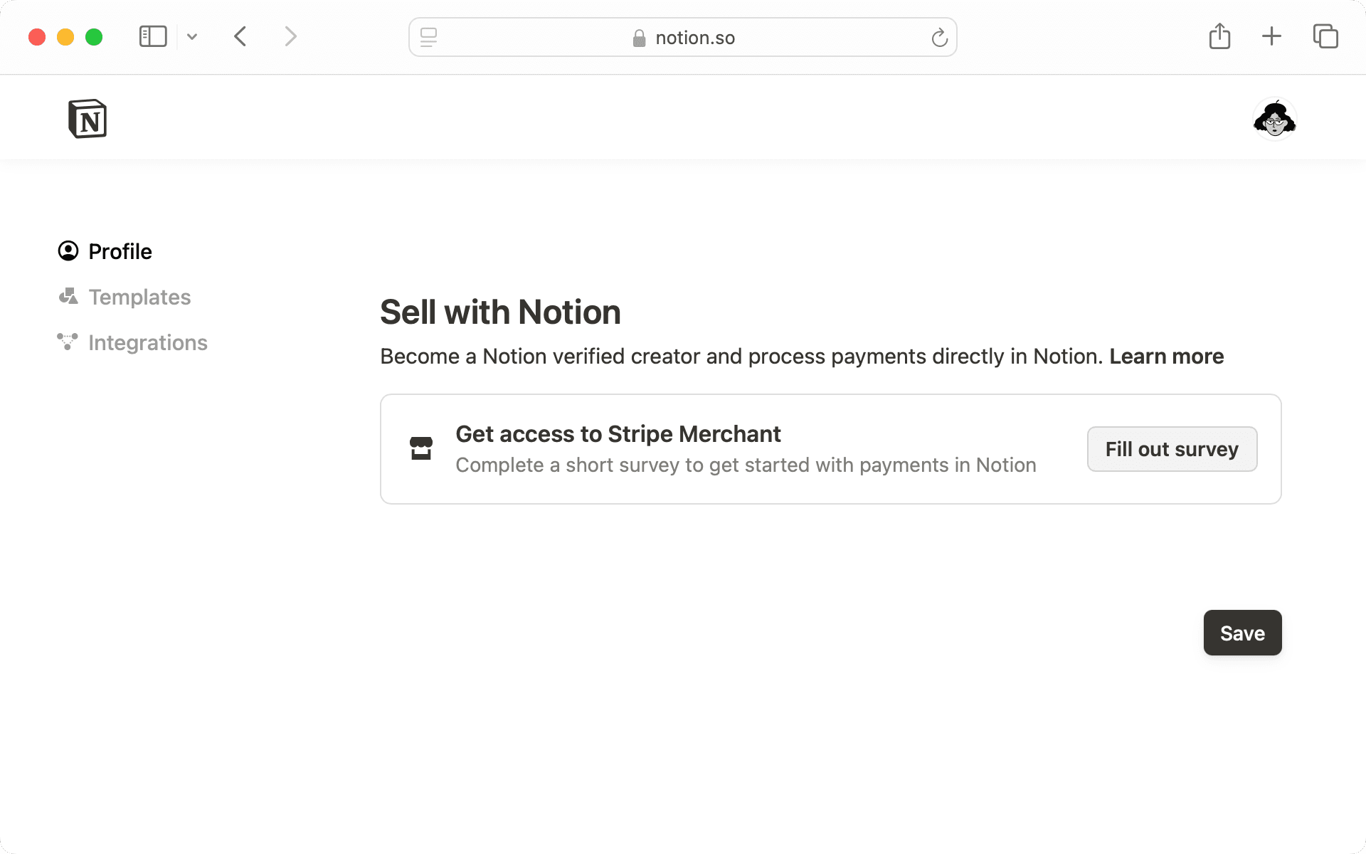 hc: sælg med Notion