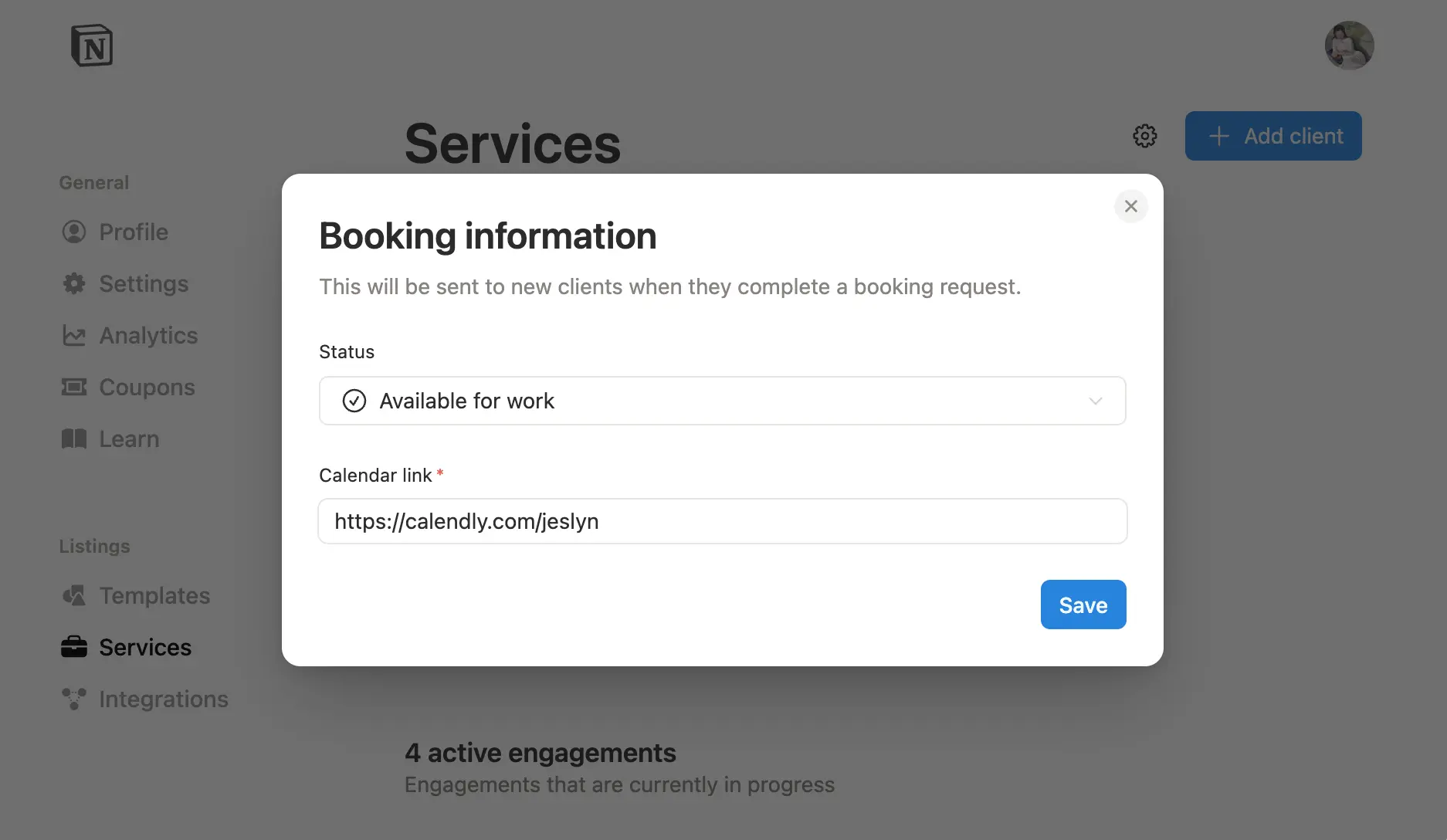 hc: bookinglink marketplace