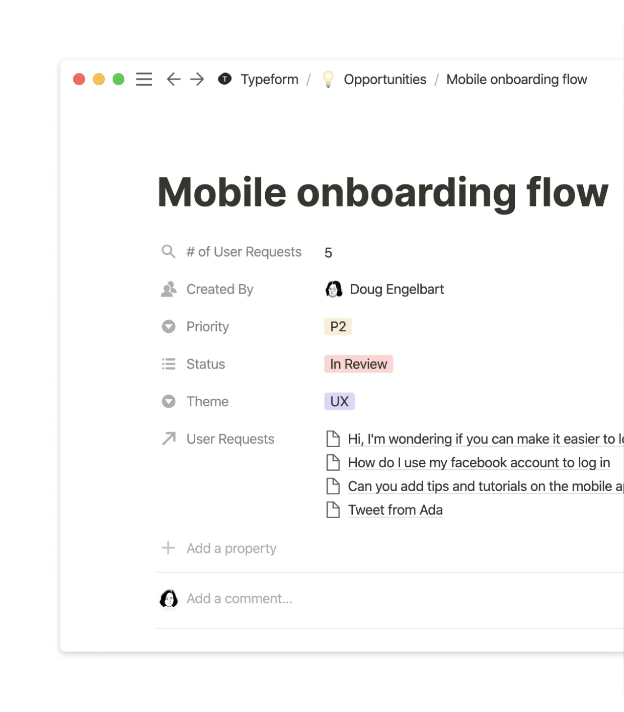 Aggregating feature requests can be a quick way to identify what’s important.