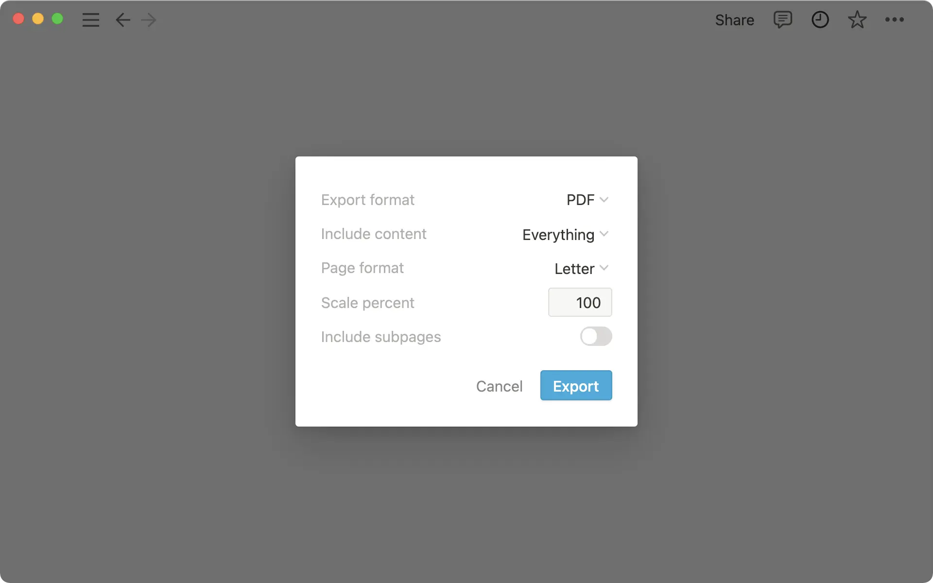 تصدير بتنسيق PDF