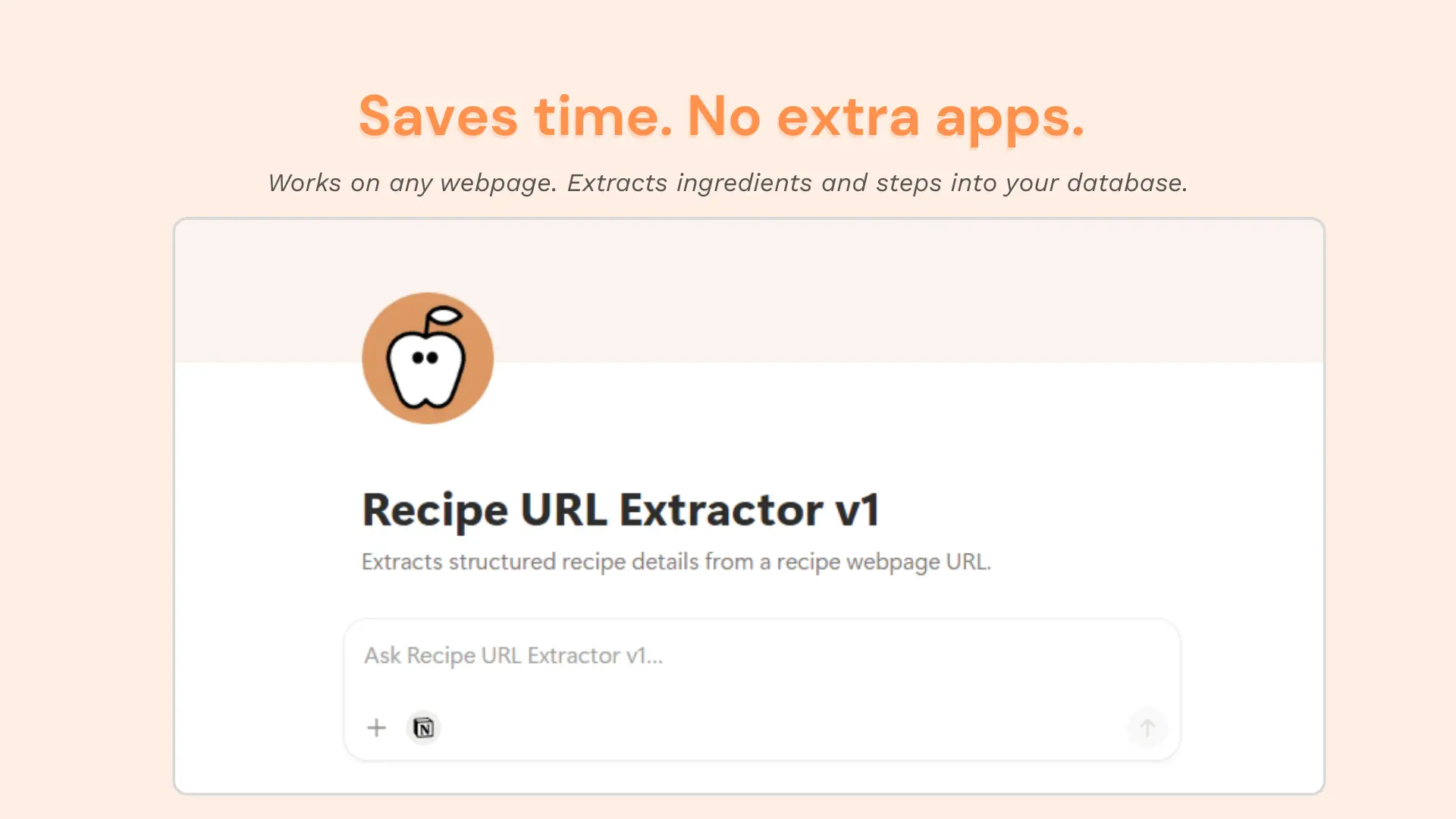 Recipe URL Extractor